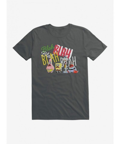 Cheap Sale SpongeBob SquarePants Blah Blah Krusty Crew T-Shirt $7.84 T-Shirts