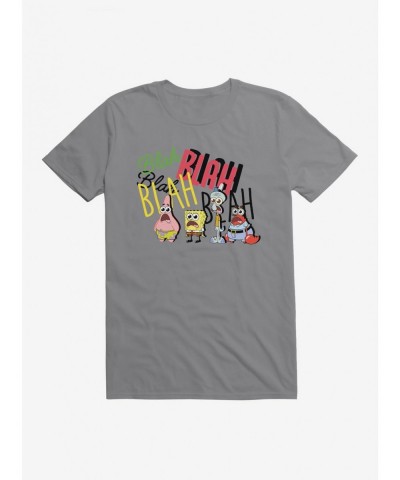 Cheap Sale SpongeBob SquarePants Blah Blah Krusty Crew T-Shirt $7.84 T-Shirts