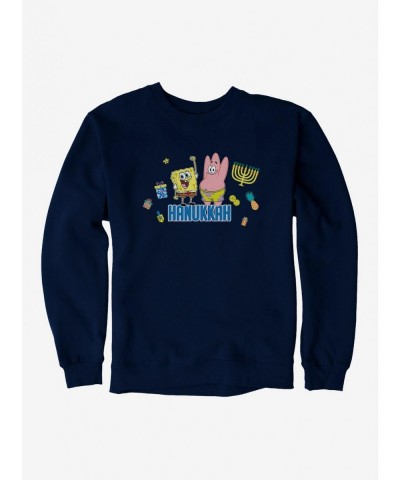 Big Sale SpongeBob SquarePants Hanukkah Sweatshirt $11.81 Sweatshirts