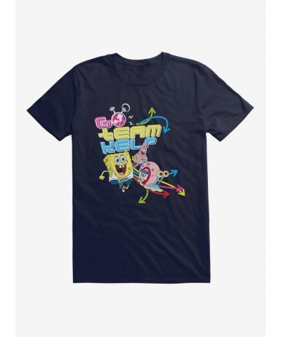 New Arrival SpongeBob SquarePants Go Team Kelp Gary Race T-Shirt $9.56 T-Shirts