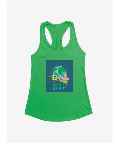 Bestselling SpongeBob SquarePants Earth Day Earth Yay! Girls Tank $9.36 Tanks