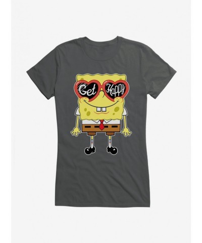 Exclusive Price SpongeBob SquarePants Get Happy Girls T-Shirt $7.97 T-Shirts