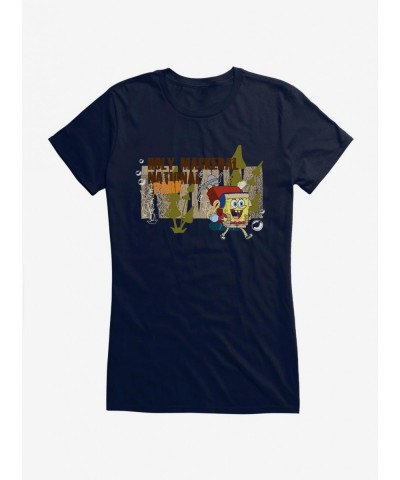 Big Sale SpongeBob SquarePants Holy Mackeral National Park Girls T-Shirt $9.76 T-Shirts