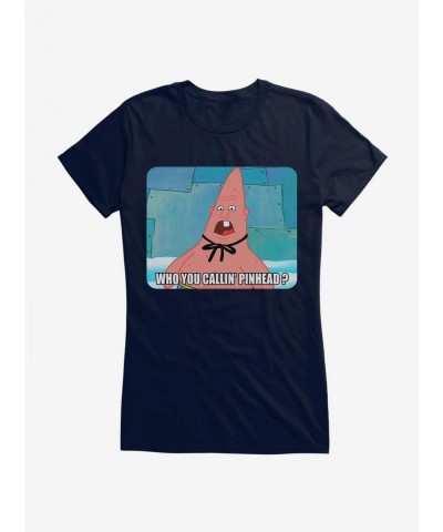 Fashion SpongeBob Pinhead Girls T-Shirt $7.37 T-Shirts