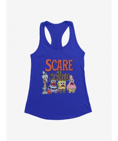 Discount SpongeBob SquarePants Scare Or Be Scared Girls Tank $9.56 Tanks