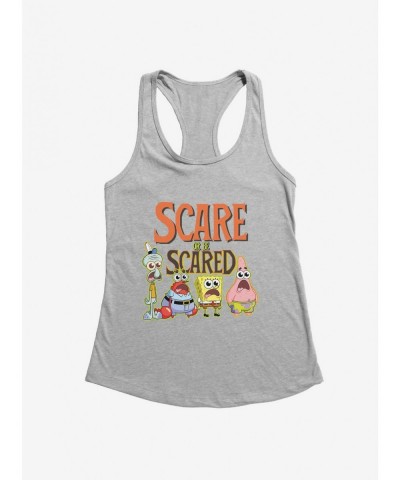 Discount SpongeBob SquarePants Scare Or Be Scared Girls Tank $9.56 Tanks