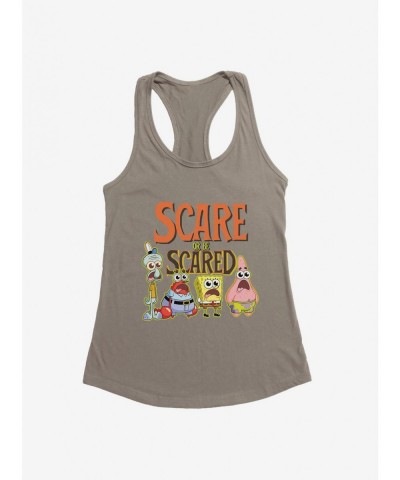 Discount SpongeBob SquarePants Scare Or Be Scared Girls Tank $9.56 Tanks