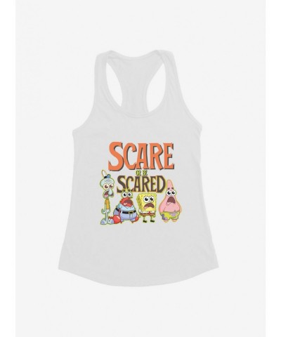 Discount SpongeBob SquarePants Scare Or Be Scared Girls Tank $9.56 Tanks