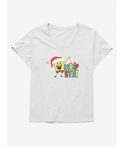 Limited-time Offer SpongeBob SquarePants Wrap Star Girls T-Shirt Plus Size $8.61 T-Shirts