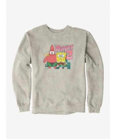 Flash Sale SpongeBob SquarePants Player 2 Duo Sweatshirt $11.51 Sweatshirts