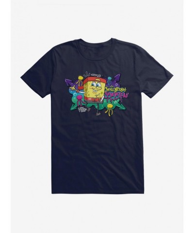 Huge Discount SpongeBob SquarePants Hip Hop Jellyfish Jammin' T-Shirt $9.56 T-Shirts