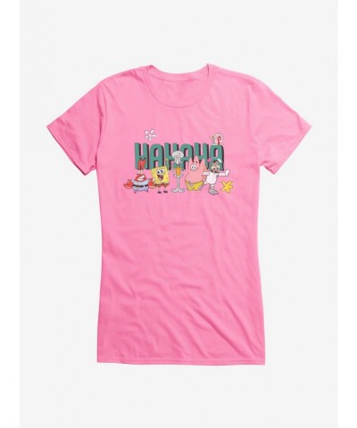 Seasonal Sale SpongeBob SquarePants Crew Hahaha Girls T-Shirt $6.37 T-Shirts