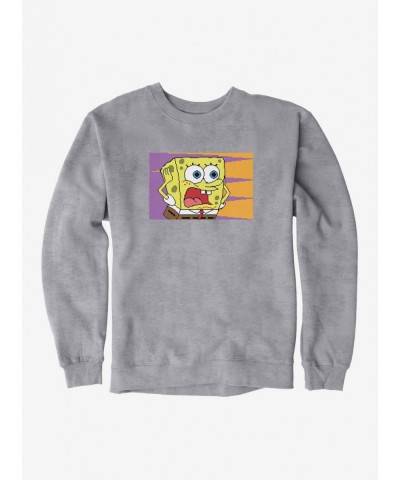 Flash Deal SpongeBob SquarePants Screaming Sweatshirt $14.76 Sweatshirts