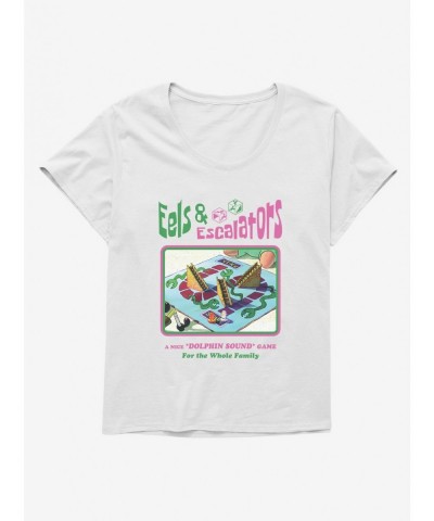 Best Deal SpongeBob SquarePants Eels and Escalators Game Girls T-Shirt Plus Size $11.56 T-Shirts