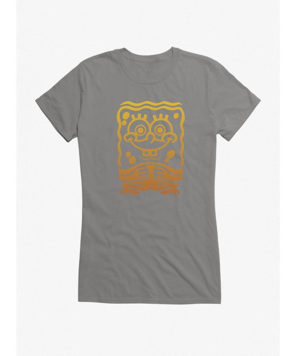 Wholesale Spongebob Squarepants Gold Logo Girls T-Shirt $6.57 T-Shirts