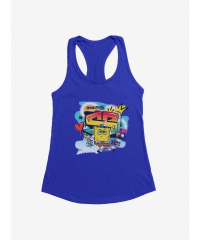 Flash Sale SpongeBob SquarePants Hip Hop King Girls Tank $6.57 Tanks