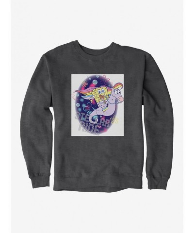 Best Deal SpongeBob SquarePants Stellar Ride Seahorse Sweatshirt $12.10 Sweatshirts