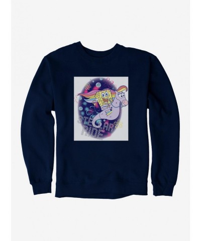 Best Deal SpongeBob SquarePants Stellar Ride Seahorse Sweatshirt $12.10 Sweatshirts