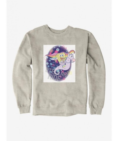 Best Deal SpongeBob SquarePants Stellar Ride Seahorse Sweatshirt $12.10 Sweatshirts