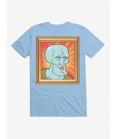 Hot Selling Spongebob Squidward Handsome Portrait T-Shirt $8.60 T-Shirts