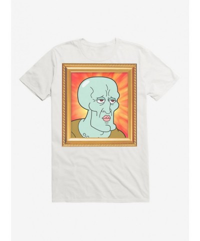 Hot Selling Spongebob Squidward Handsome Portrait T-Shirt $8.60 T-Shirts