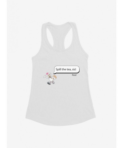 Hot Selling SpongeBob SquarePants Spill The Tea Sandy Girls Tank $9.16 Tanks