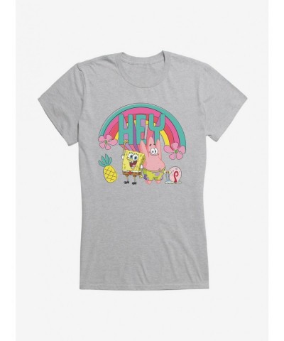 Seasonal Sale SpongeBob SquarePants Hey Dynamic Duo Girls T-Shirt $9.96 T-Shirts