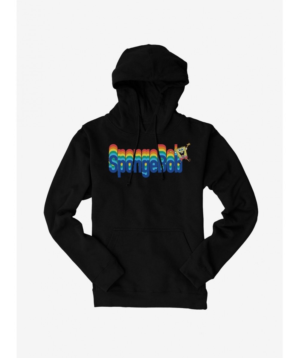 Premium SpongeBob SquarePants Rainbow Shadow Hoodie $13.65 Hoodies