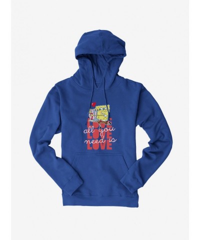 New Arrival SpongeBob SquarePants All You Need Is Love Hoodie $12.52 Hoodies