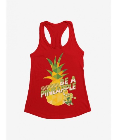 Hot Sale SpongeBob SquarePants Be A Pineapple Girls Tank $9.96 Tanks