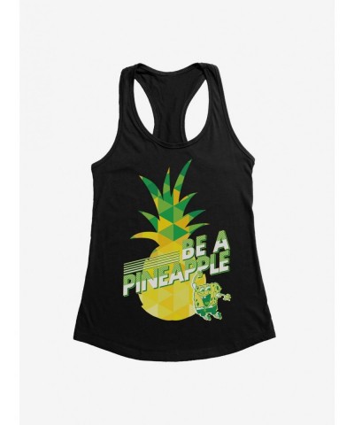 Hot Sale SpongeBob SquarePants Be A Pineapple Girls Tank $9.96 Tanks