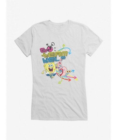 Low Price SpongeBob SquarePants Go Team Kelp Gary Race Girls T-Shirt $8.37 T-Shirts