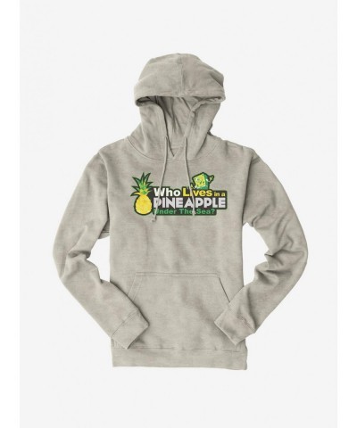 Flash Sale SpongeBob SquarePants Lives In A Pineapple Under The Sea Hoodie $15.80 Hoodies