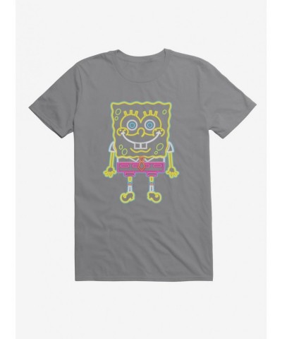 Limited-time Offer Spongebob Squarepants Neon Bob T-Shirt $8.99 T-Shirts