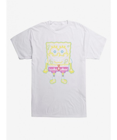 Limited-time Offer Spongebob Squarepants Neon Bob T-Shirt $8.99 T-Shirts