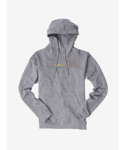 Low Price SpongeBob SquarePants Rainbow SB Peeking Bob Hoodie $14.73 Hoodies