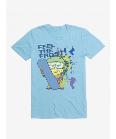 Hot Sale SpongeBob SquarePants Feel The Frost T-Shirt $6.69 T-Shirts