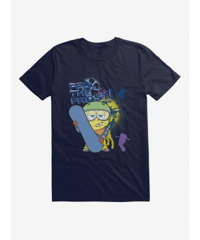 Hot Sale SpongeBob SquarePants Feel The Frost T-Shirt $6.69 T-Shirts