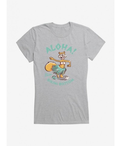 Limited-time Offer SpongeBob Aloha Sandy Girls T-Shirt $7.57 T-Shirts