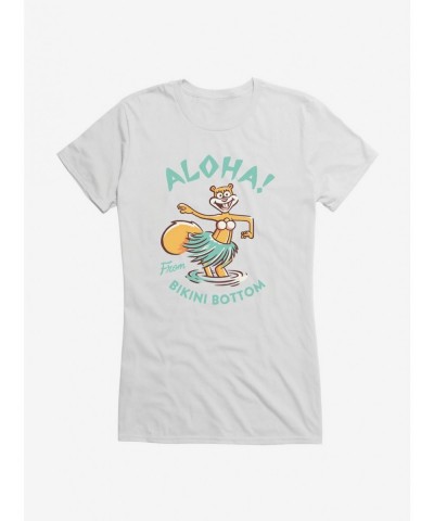 Limited-time Offer SpongeBob Aloha Sandy Girls T-Shirt $7.57 T-Shirts