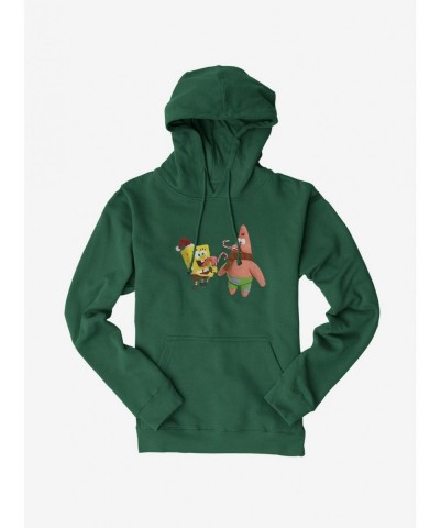 Special SpongeBob SquarePants Christmas Candy Canes Hoodie $12.93 Hoodies