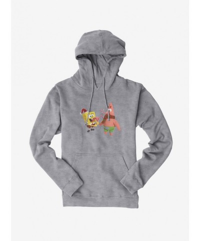 Special SpongeBob SquarePants Christmas Candy Canes Hoodie $12.93 Hoodies