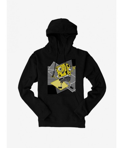 Clearance SpongeBob SquarePants Grayscale Patterns Hoodie $16.16 Hoodies