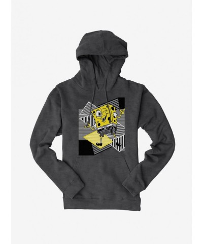 Clearance SpongeBob SquarePants Grayscale Patterns Hoodie $16.16 Hoodies