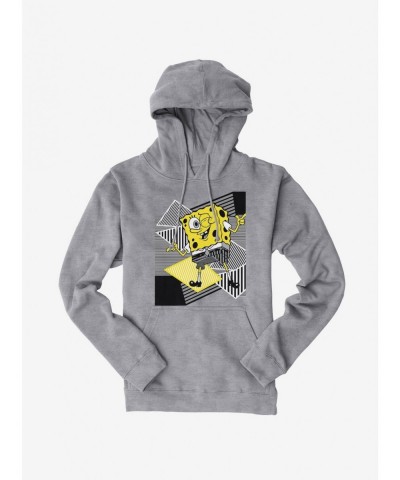 Clearance SpongeBob SquarePants Grayscale Patterns Hoodie $16.16 Hoodies