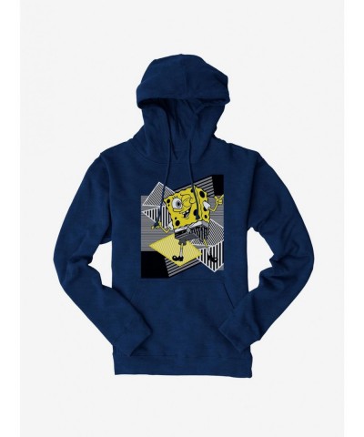 Clearance SpongeBob SquarePants Grayscale Patterns Hoodie $16.16 Hoodies