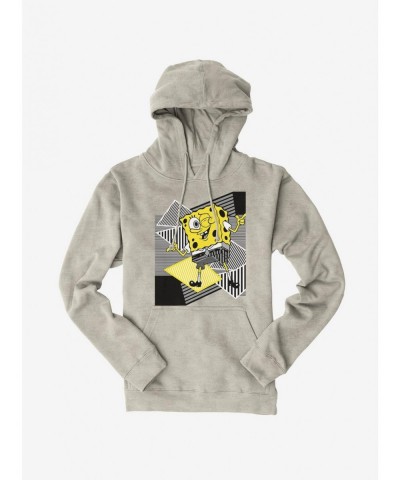 Clearance SpongeBob SquarePants Grayscale Patterns Hoodie $16.16 Hoodies