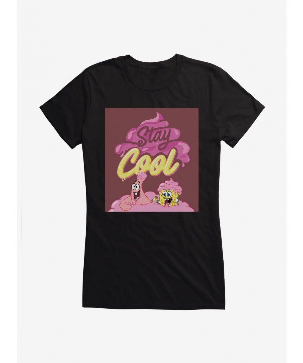 Value Item SpongeBob Stay Cool Whipped Girls T-Shirt $6.77 T-Shirts