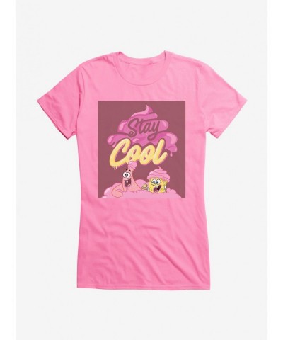 Value Item SpongeBob Stay Cool Whipped Girls T-Shirt $6.77 T-Shirts