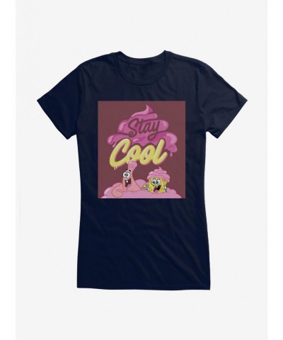 Value Item SpongeBob Stay Cool Whipped Girls T-Shirt $6.77 T-Shirts